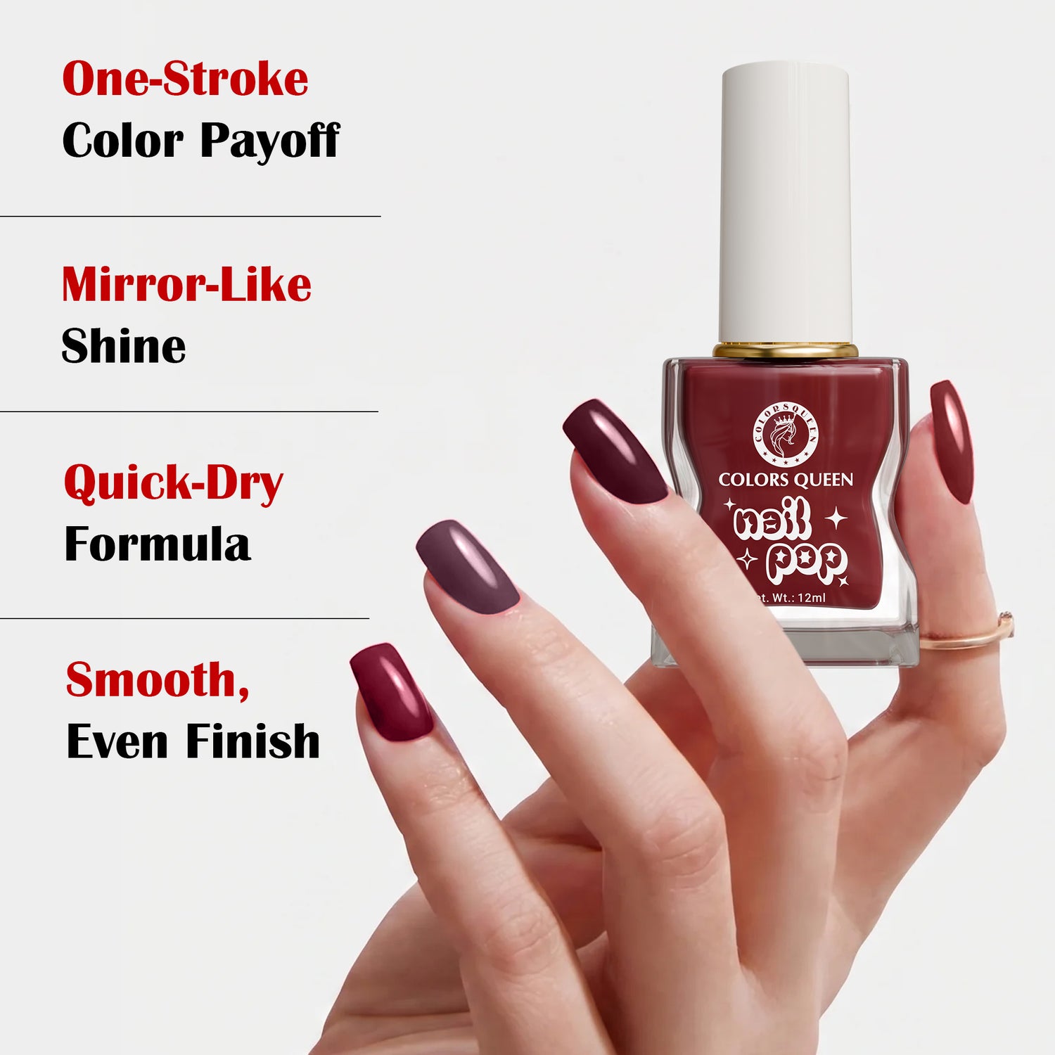 Nail Pop Nail Polish Combo with Rich, Vibrant Shades