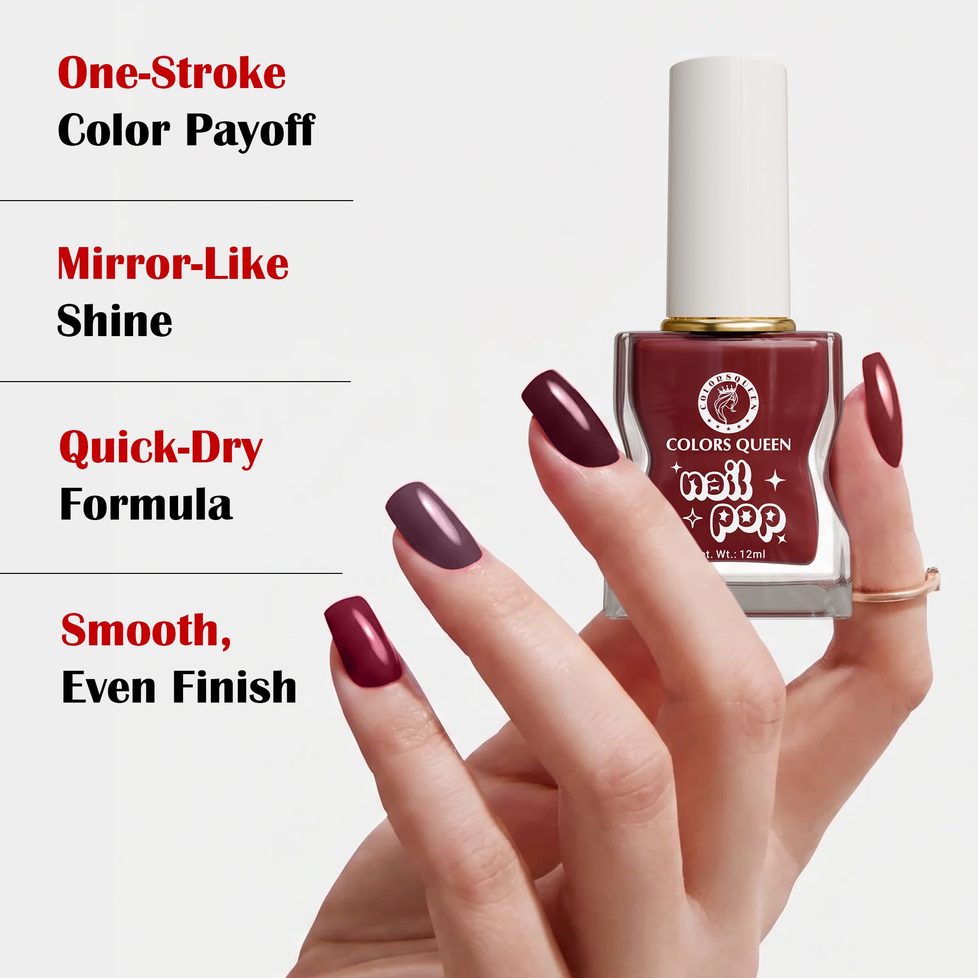 Nail Pop Nail Polish Combo with Rich, Vibrant Shades