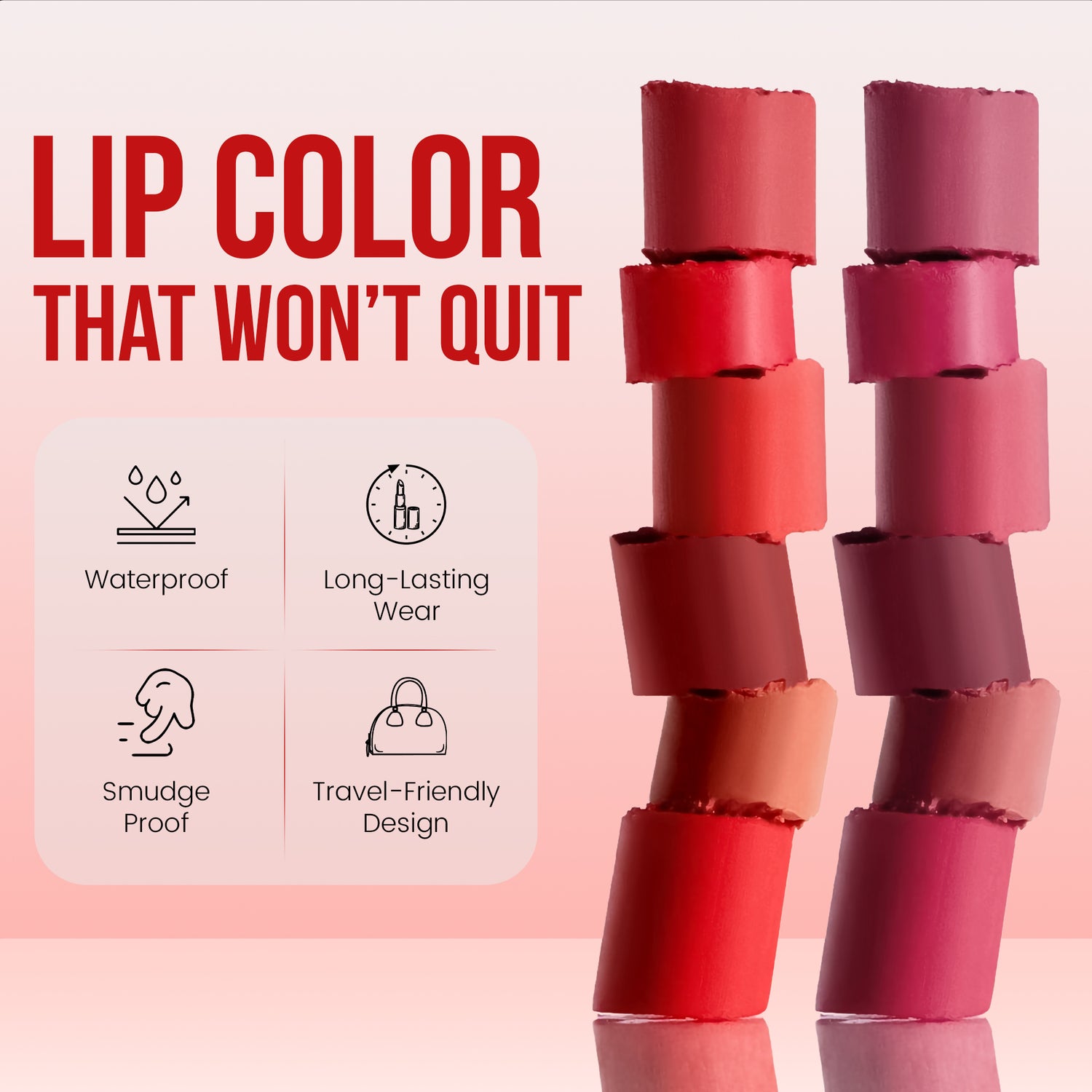 Color Stay Non-Transfer Lipstick – 26 Shades