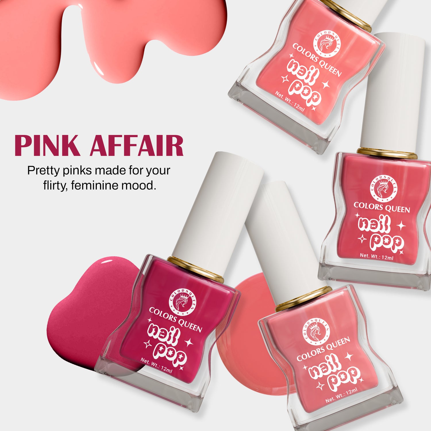 Nail Pop Nail Polish Combo with Rich, Vibrant Shades