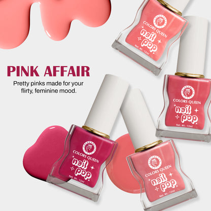 Nail Pop Nail Polish Combo with Rich, Vibrant Shades