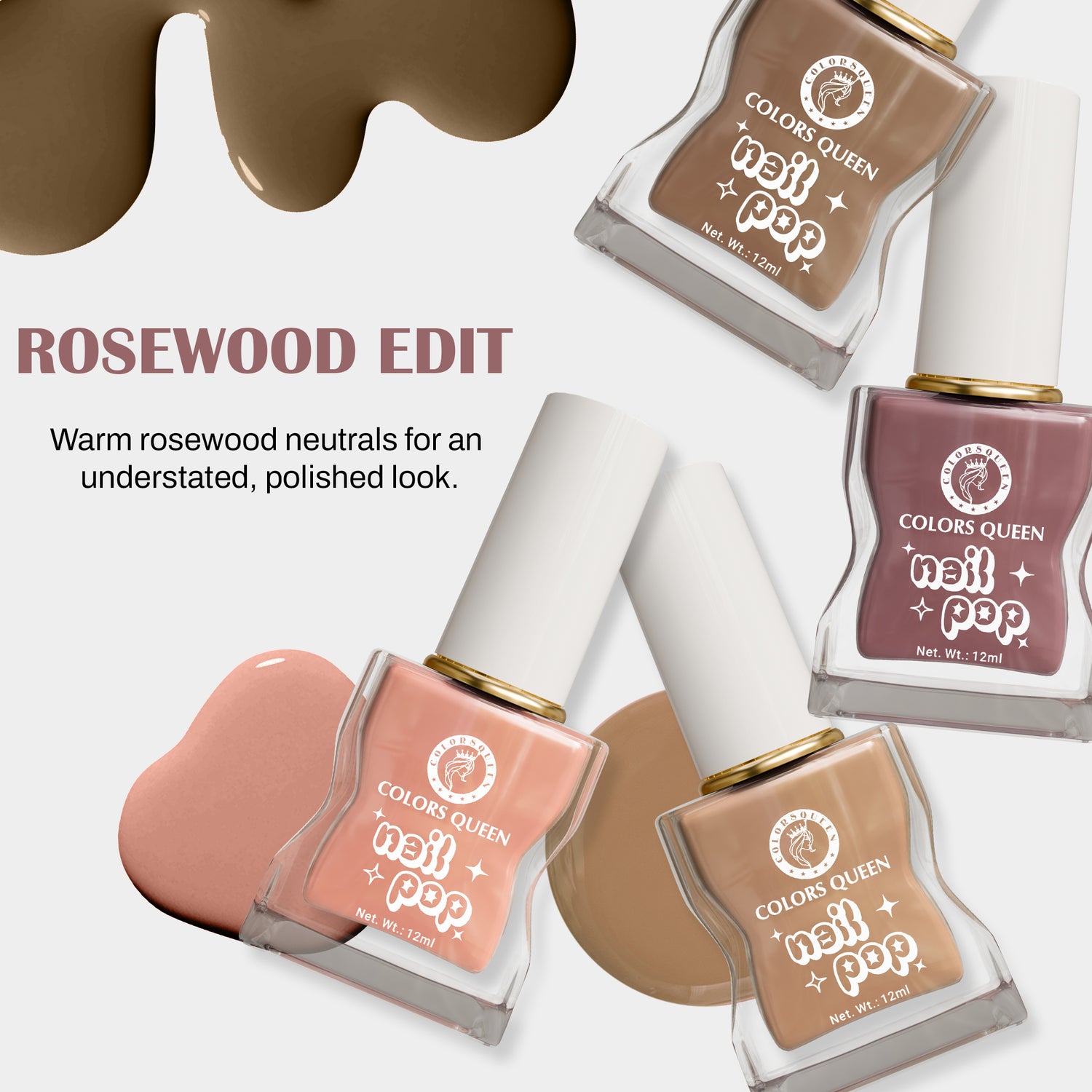 Nail Pop Nail Polish Combo with Rich, Vibrant Shades
