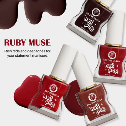 Nail Pop Nail Polish Combo with Rich, Vibrant Shades