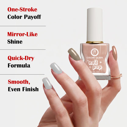 Nail Pop Nail Polish Combo with Rich, Vibrant Shades