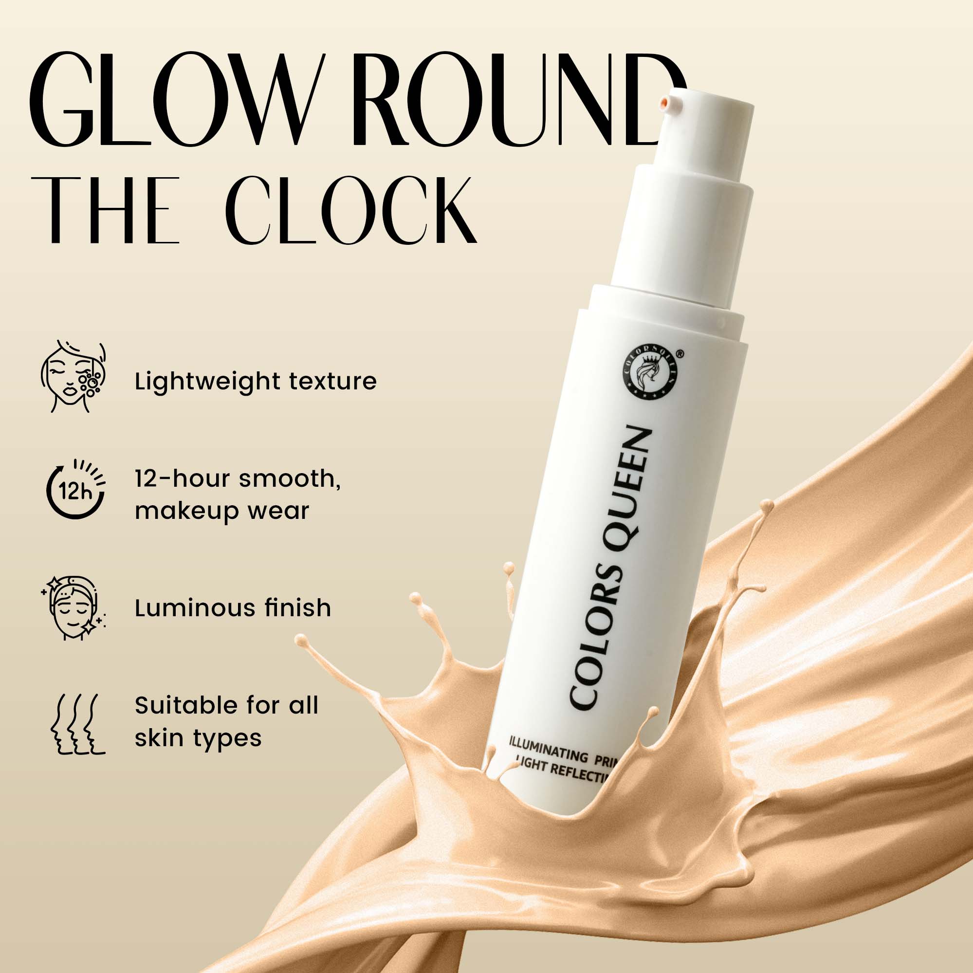 COLORS QUEEN Illuminating Primer Light Reflecting