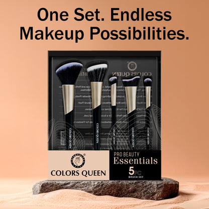 Pro Beauty Essentials 5 pc Brush Set