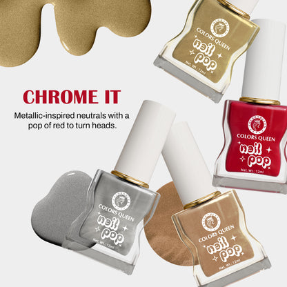 Nail Pop Nail Polish Combo with Rich, Vibrant Shades