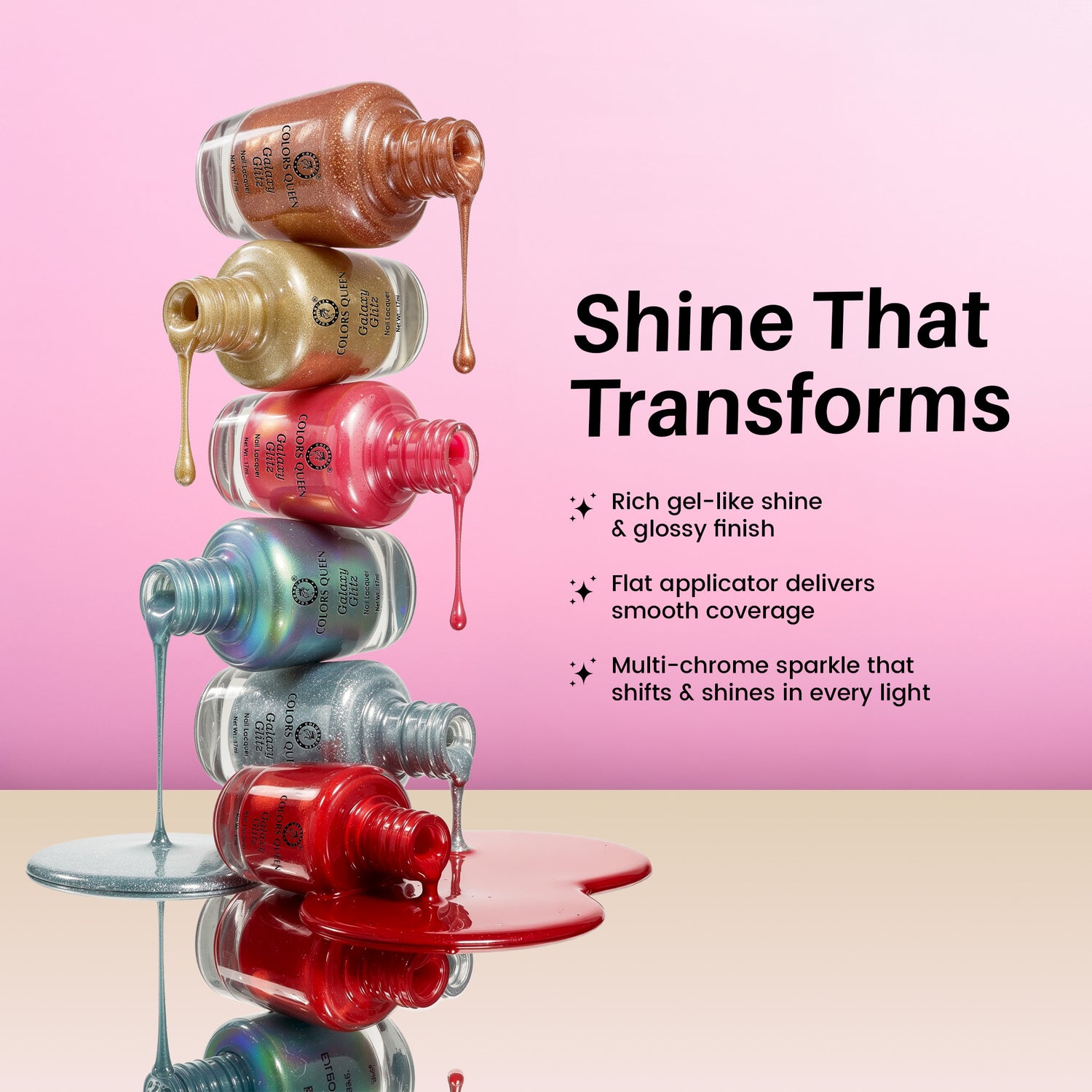 Galaxy Glitz Nail Paint | 17ml