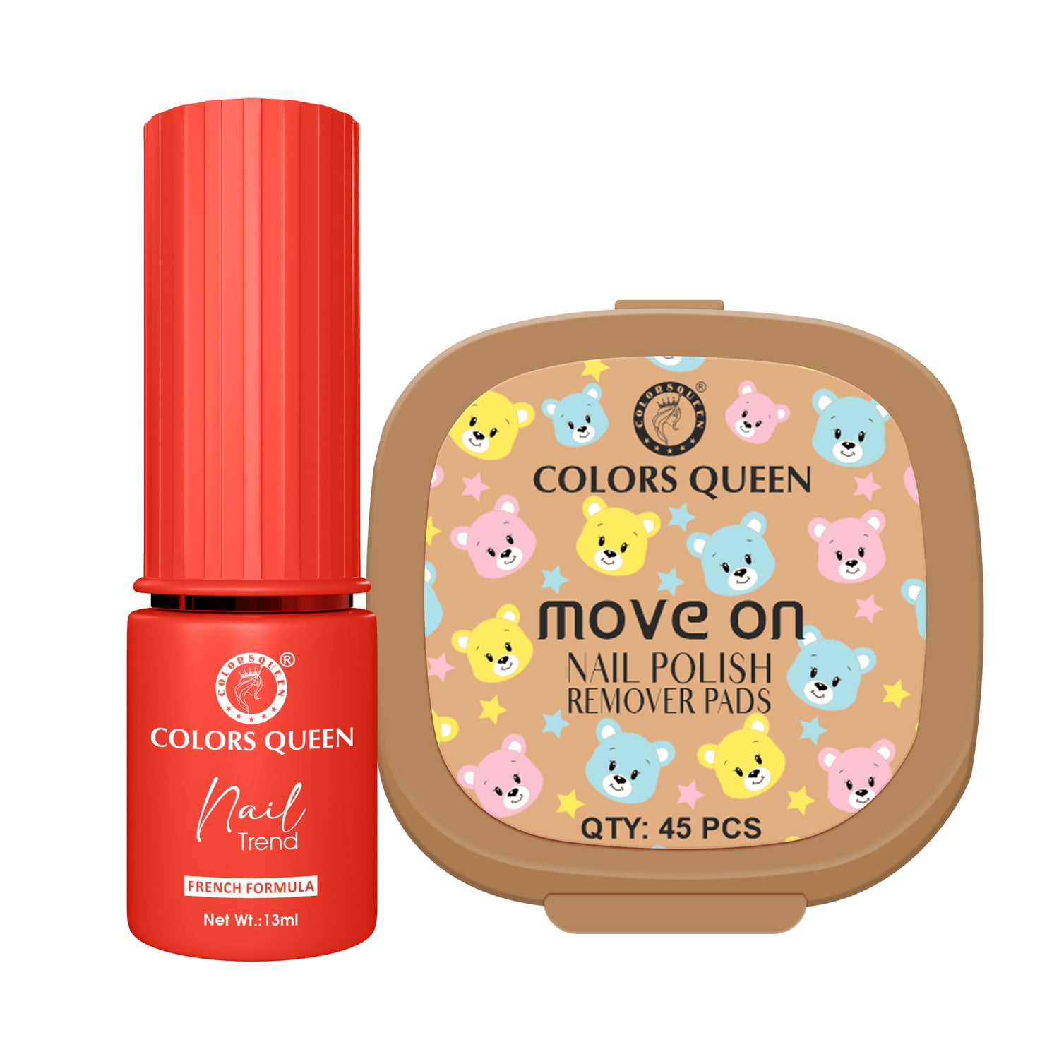 Trend Nail Paint &amp; Polish Remover Pads Combo -  Your Complete Nail Kit