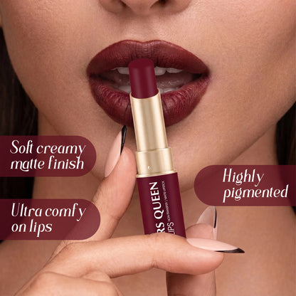Luscious Lips Non-Transfer Lipstick – 25 Matte Shades