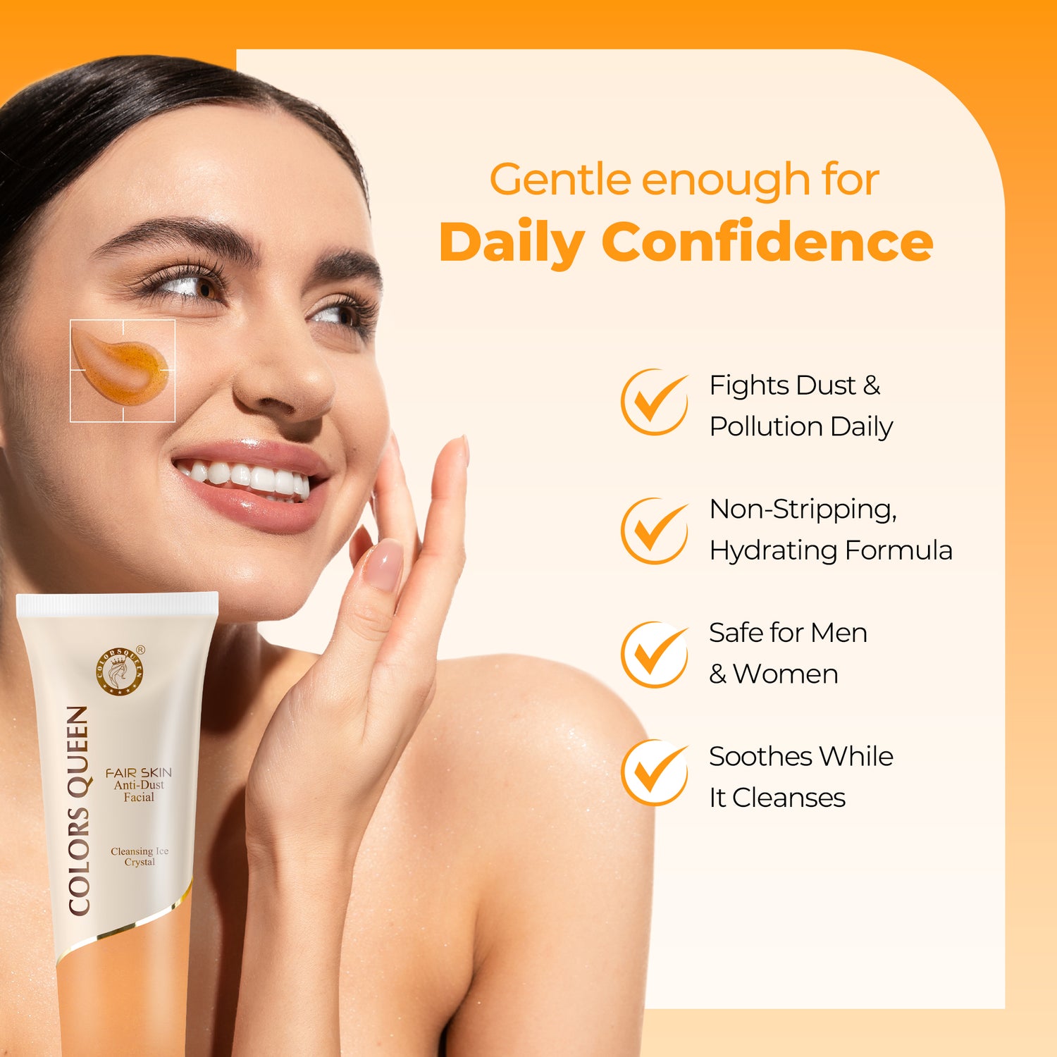 Deep Cleansing Anti-Dust Facial Cleanser &amp; Wet Wipes Combo Set