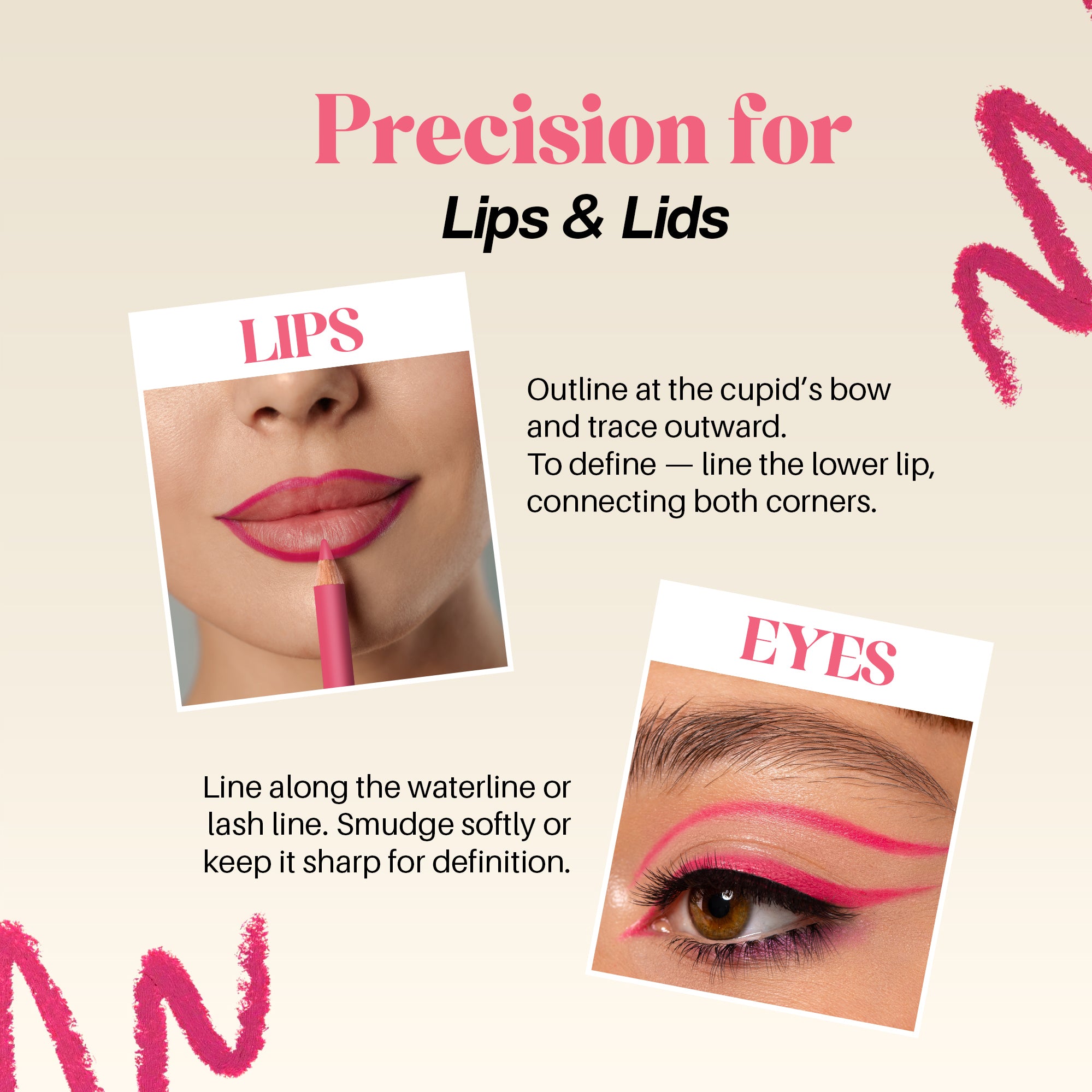 Vivid Matte Lip &amp; Eye Pencil – 12 Smooth Shades Set