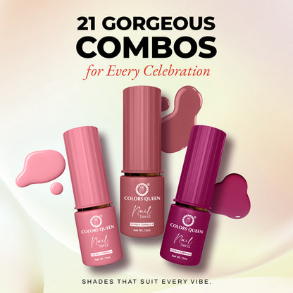 Nail Paint Set of 3 – Free Remover Pads