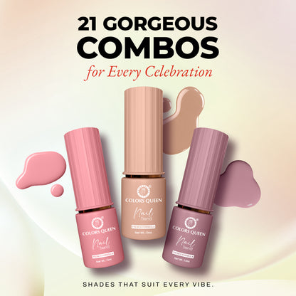 Nail Paint Set of 3 – Free Remover Pads