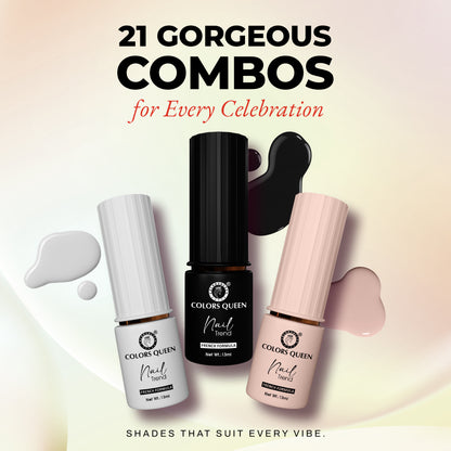 Nail Paint Set of 3 – Free Remover Pads