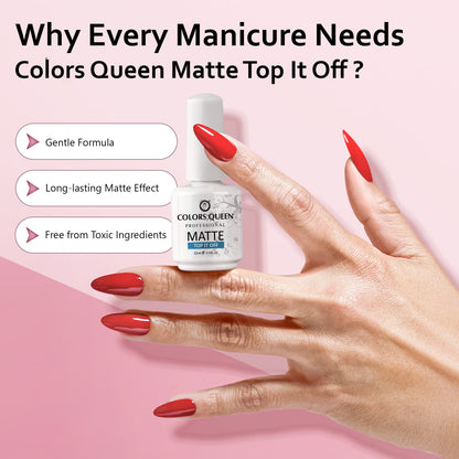 Colors Queen Matte Top It Off Nail polish
