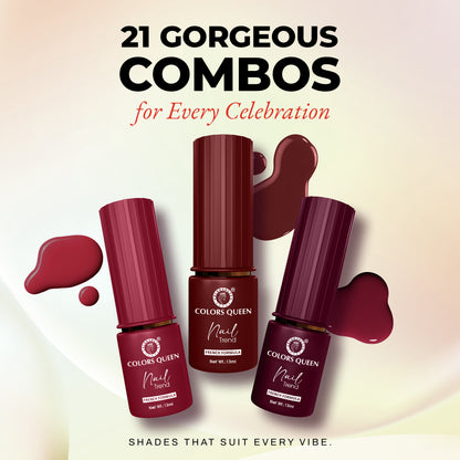 Nail Paint Set of 3 – Free Remover Pads