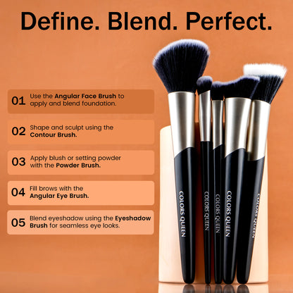 Pro Beauty Essentials 5 pc Brush Set