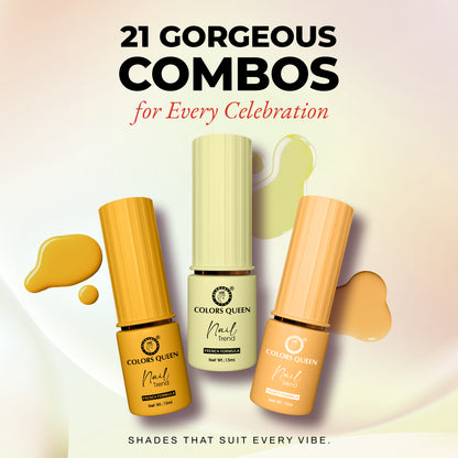 Nail Paint Set of 3 – Free Remover Pads
