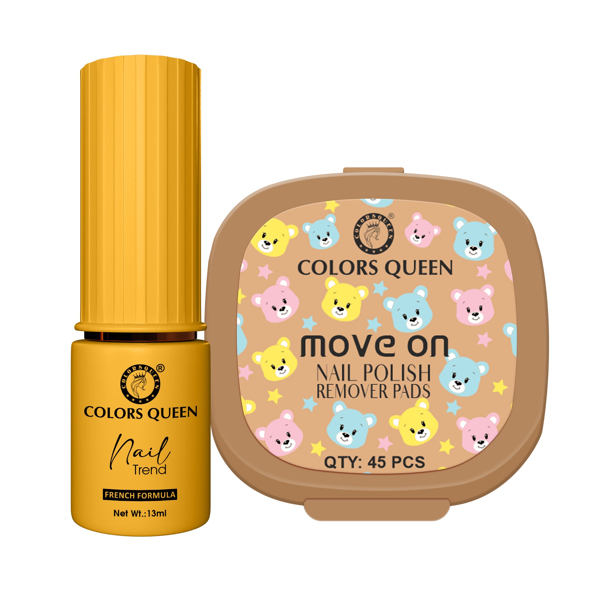 Trend Nail Paint &amp; Polish Remover Pads Combo -  Your Complete Nail Kit