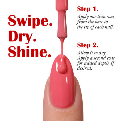 Nail Pop Nail Polish – Nude to Bold, Glossy Shine, One Swipe Away
