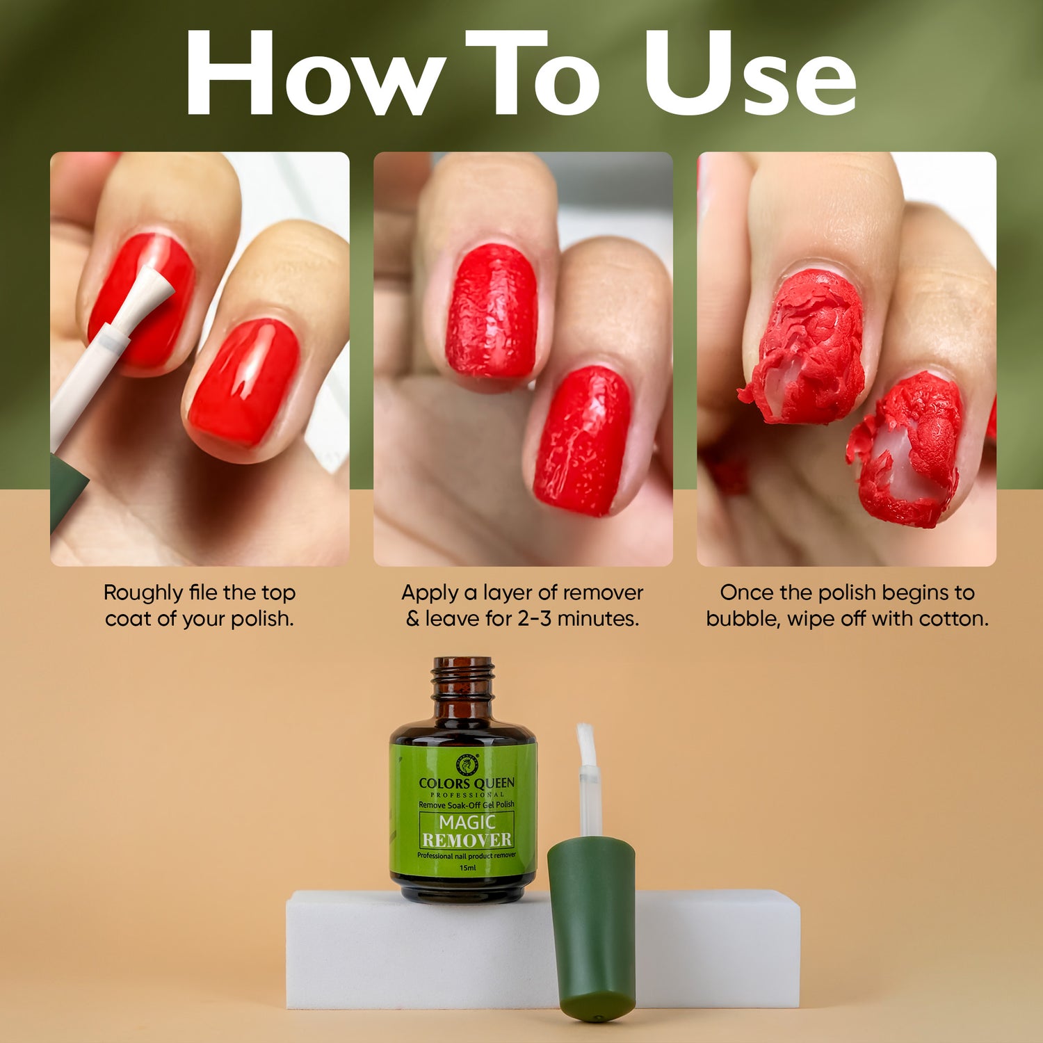 Colors Queen Magic Remover Professional Nail Product Remover