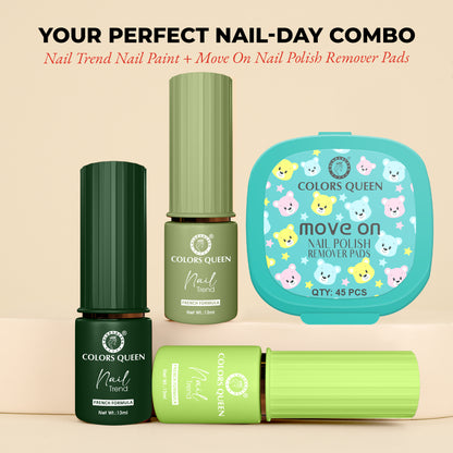 Nail Paint Set of 3 – Free Remover Pads