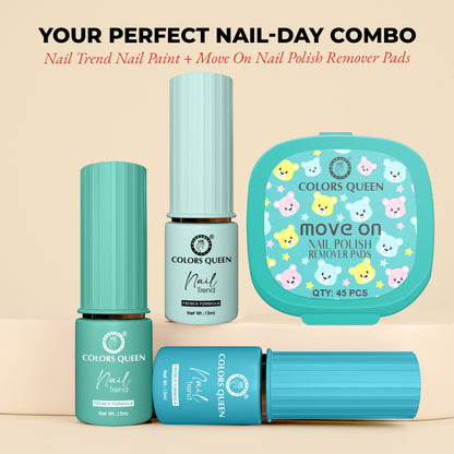 Nail Paint Set of 3 – Free Remover Pads