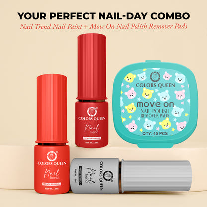 Nail Paint Set of 3 – Free Remover Pads