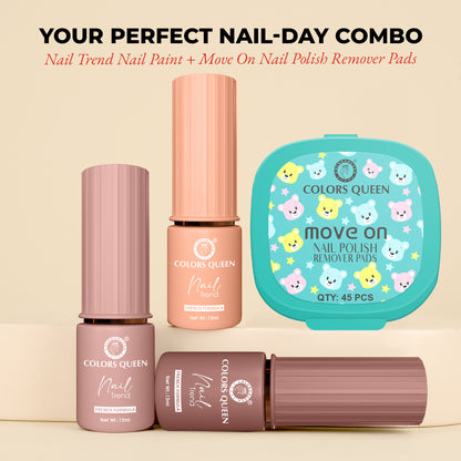 Nail Paint Set of 3 – Free Remover Pads