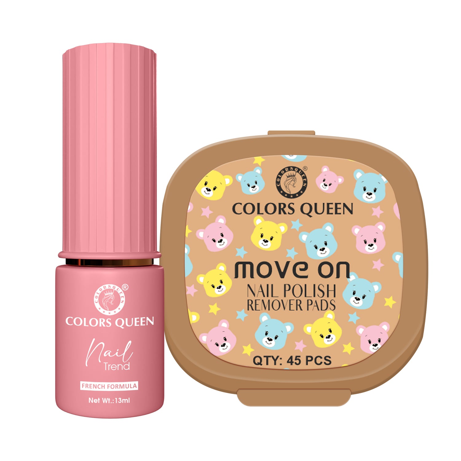 Trend Nail Paint &amp; Polish Remover Pads Combo -  Your Complete Nail Kit