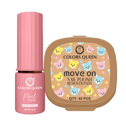 Trend Nail Paint &amp; Polish Remover Pads Combo -  Your Complete Nail Kit