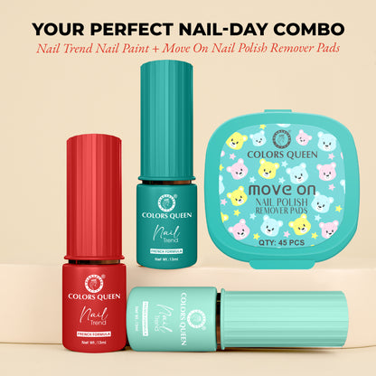 Nail Paint Set of 3 – Free Remover Pads