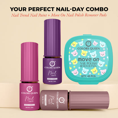 Nail Paint Set of 3 – Free Remover Pads