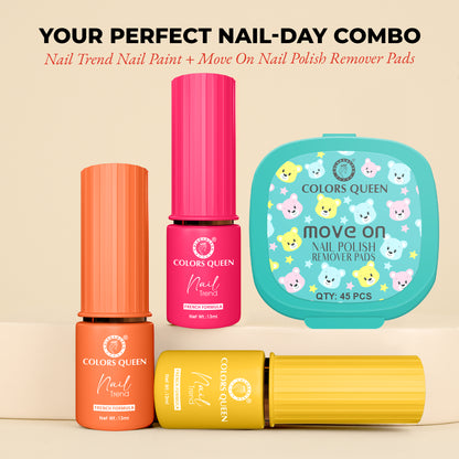 Nail Paint Set of 3 – Free Remover Pads