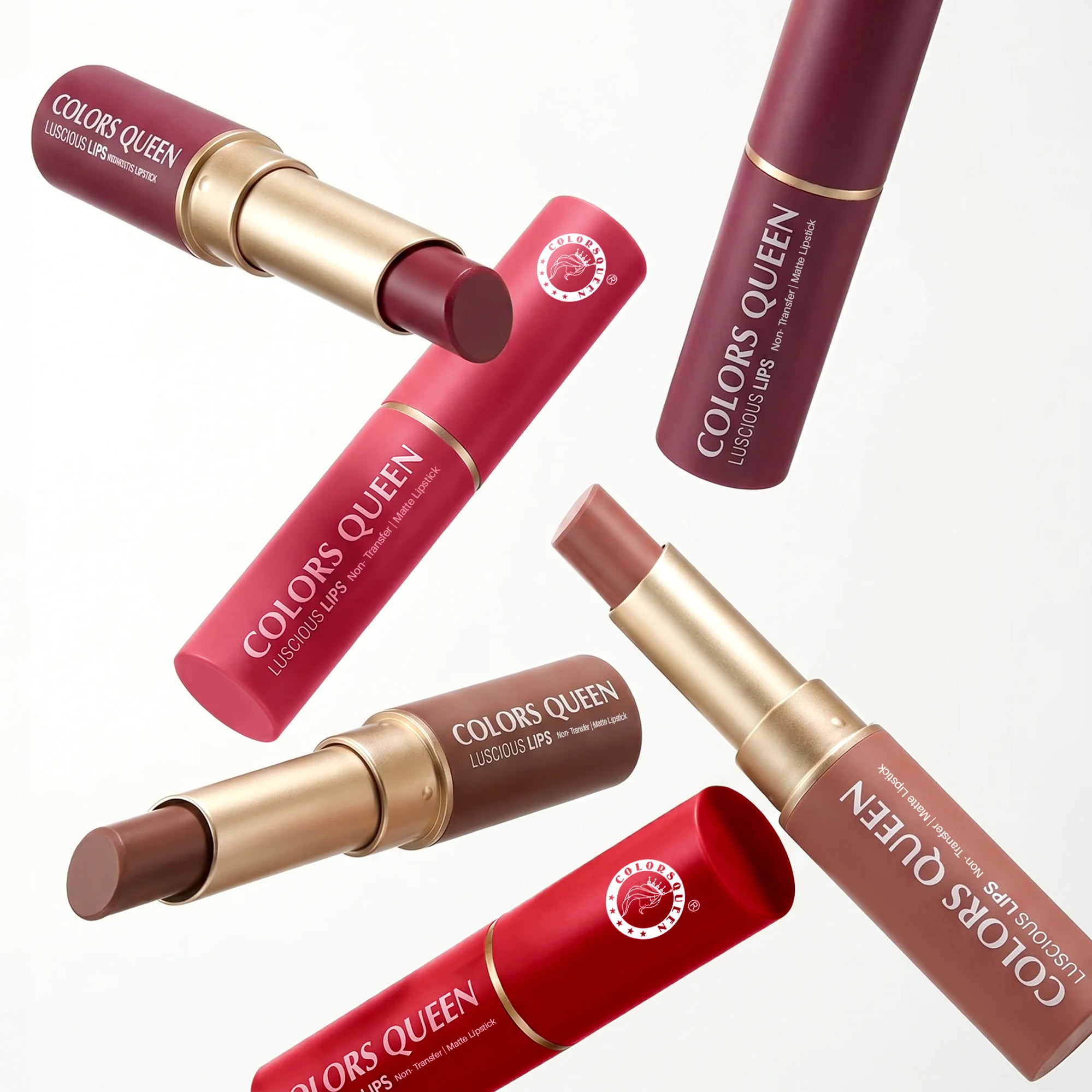 Luscious Lips Non-Transfer Lipstick – 25 Matte Shades