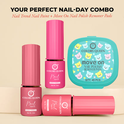 Nail Paint Set of 3 – Free Remover Pads