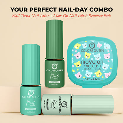Nail Paint Set of 3 – Free Remover Pads