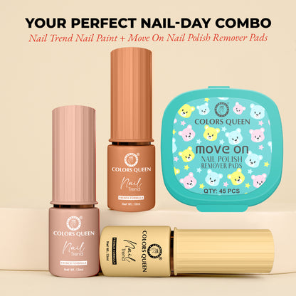 Nail Paint Set of 3 – Free Remover Pads