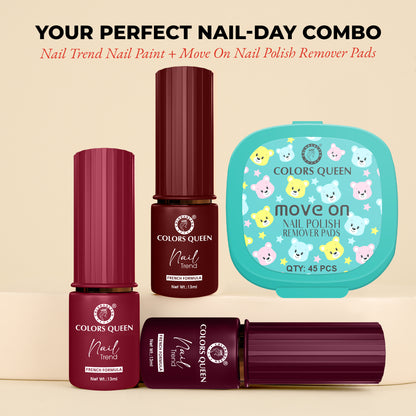 Nail Paint Set of 3 – Free Remover Pads
