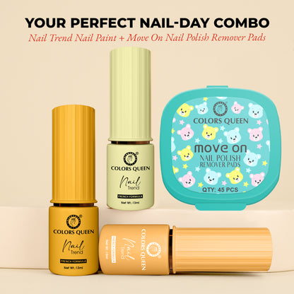 Nail Paint Set of 3 – Free Remover Pads