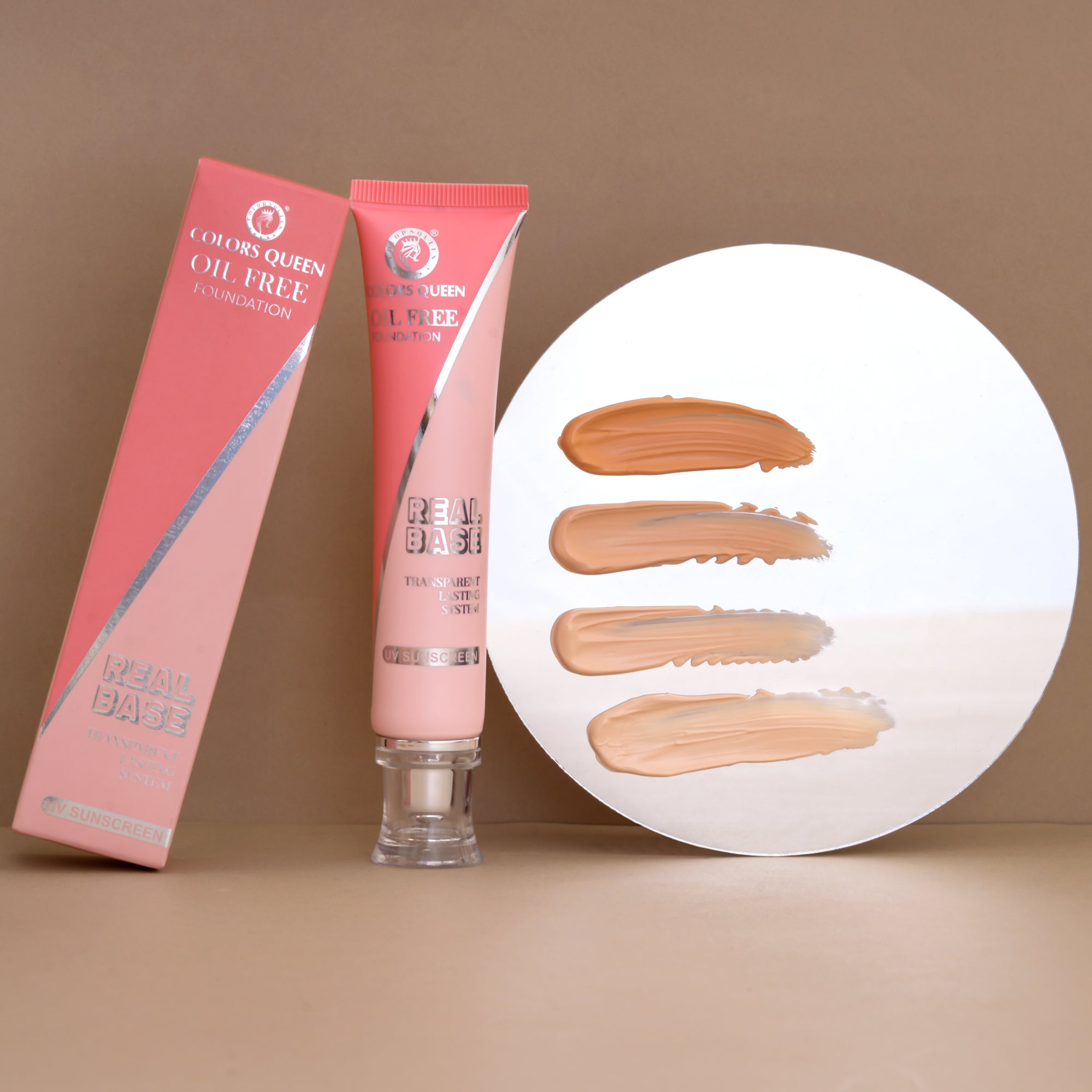 Oil Free Waterproof Foundation | Long Lasting Base | Colors Queen