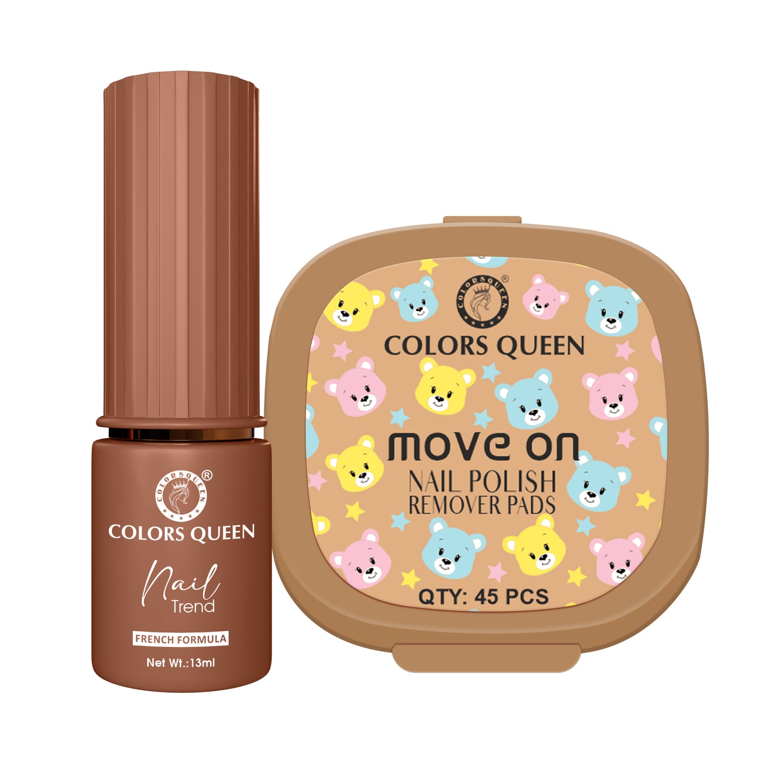 Trend Nail Paint &amp; Polish Remover Pads Combo -  Your Complete Nail Kit