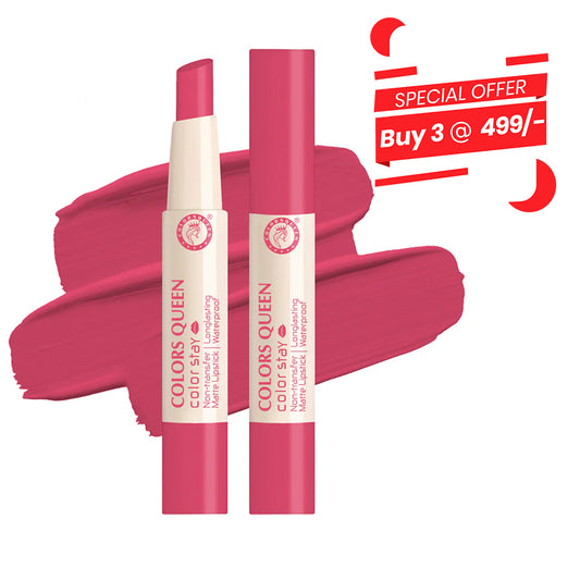 Colors Queen Color  Stay Non- Transfer Lipstick