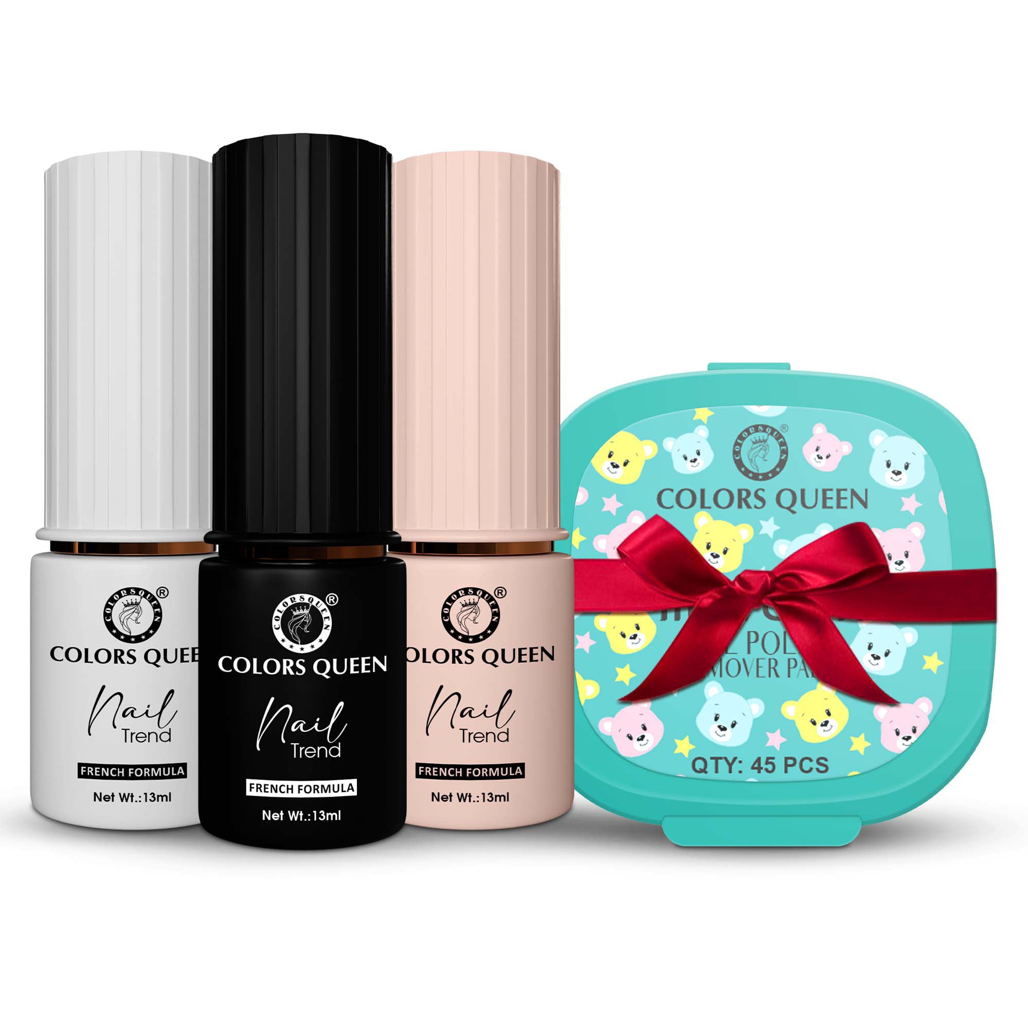 Nail Paint Set of 3 – Free Remover Pads