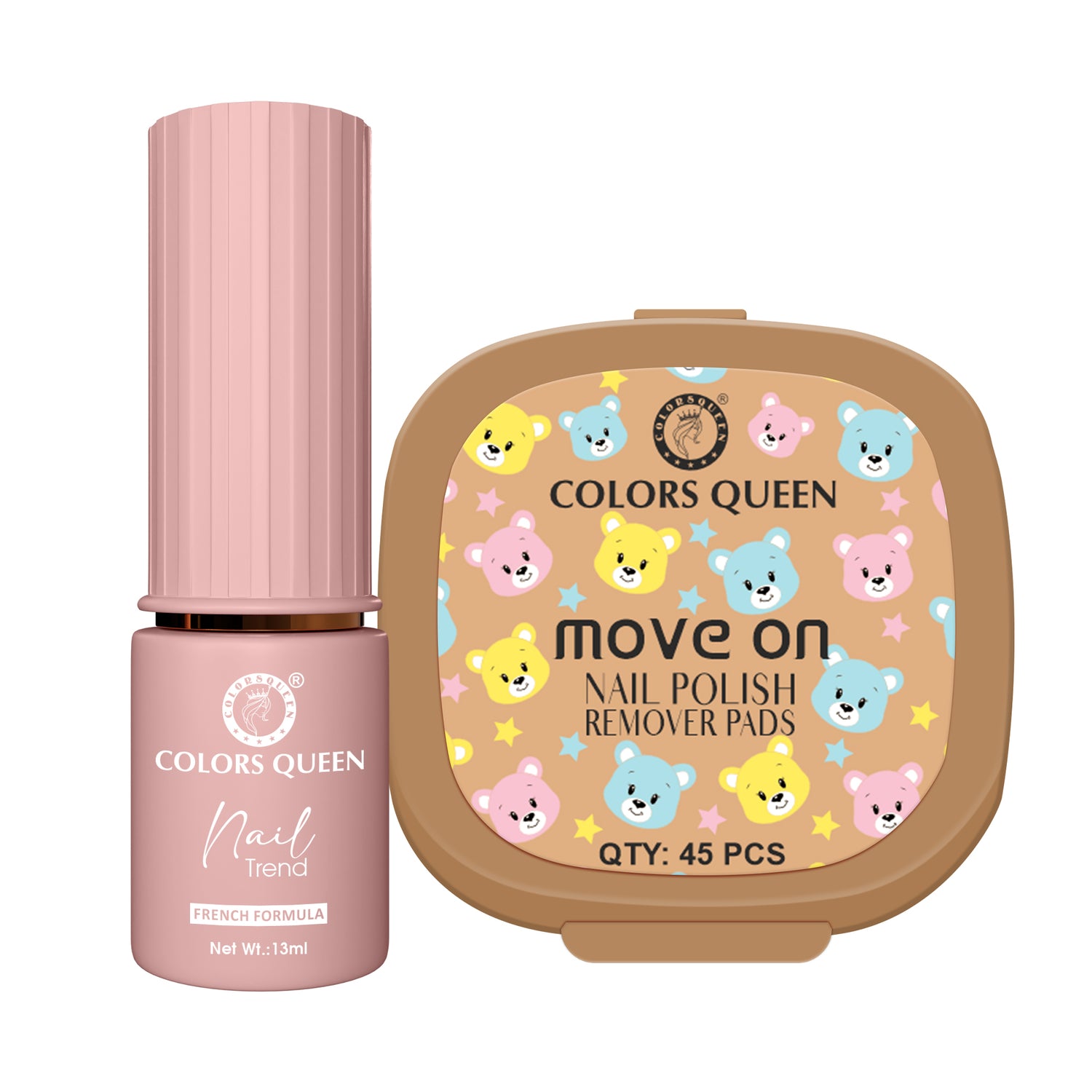 Trend Nail Paint &amp; Polish Remover Pads Combo -  Your Complete Nail Kit