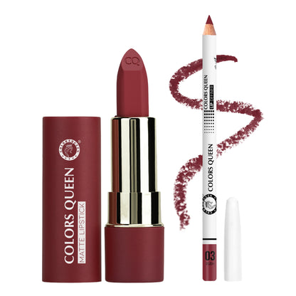 Creamy Matte Lipstick with Define Lip Liner Duo
