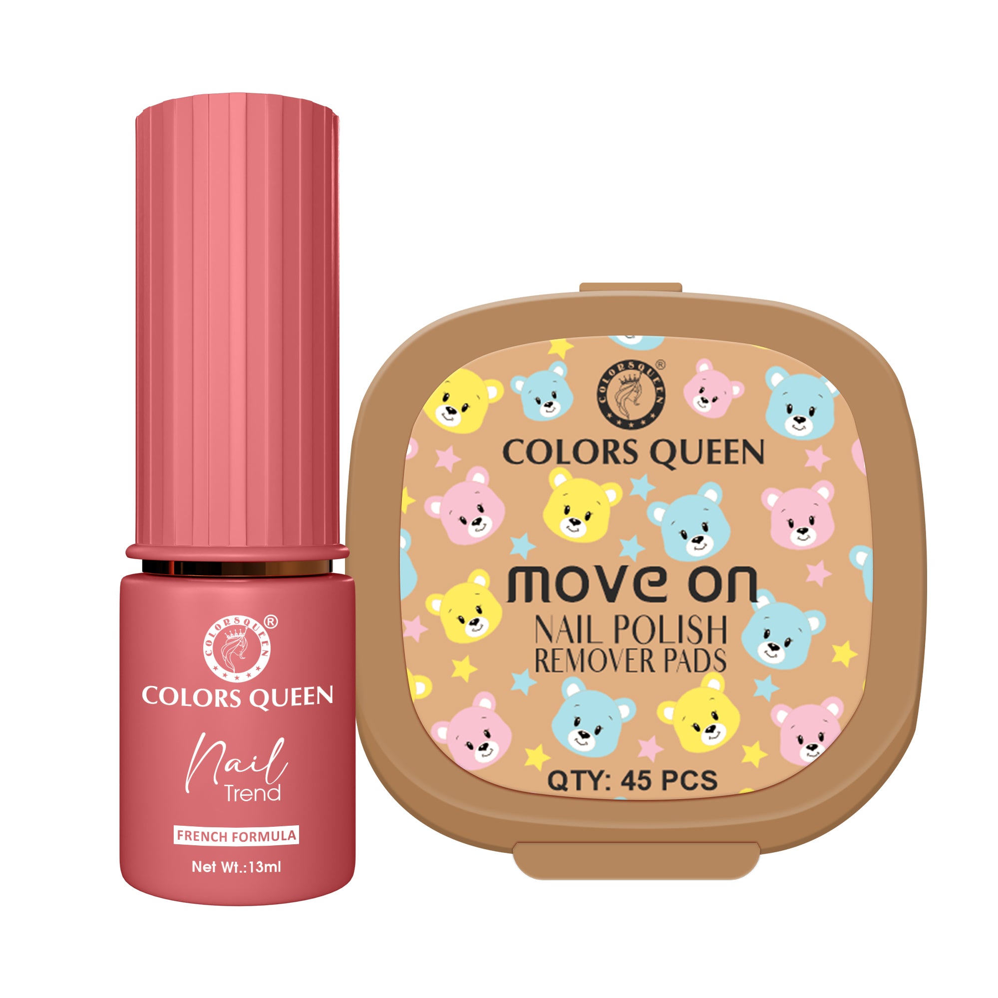 Trend Nail Paint &amp; Polish Remover Pads Combo -  Your Complete Nail Kit