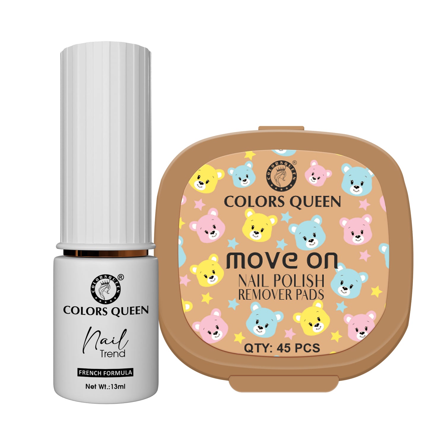 Trend Nail Paint &amp; Polish Remover Pads Combo -  Your Complete Nail Kit