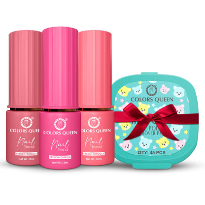 Nail Paint Set of 3 – Free Remover Pads